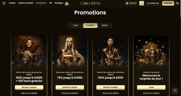 GoldSpin Bonuses