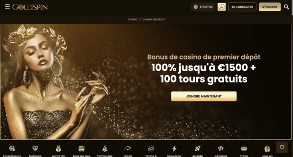 GoldSpin Homepage